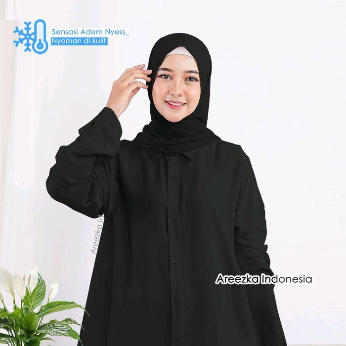 Tiara Tunik Rayon Polos Rayon Viscose Premium L XL XXL 5L