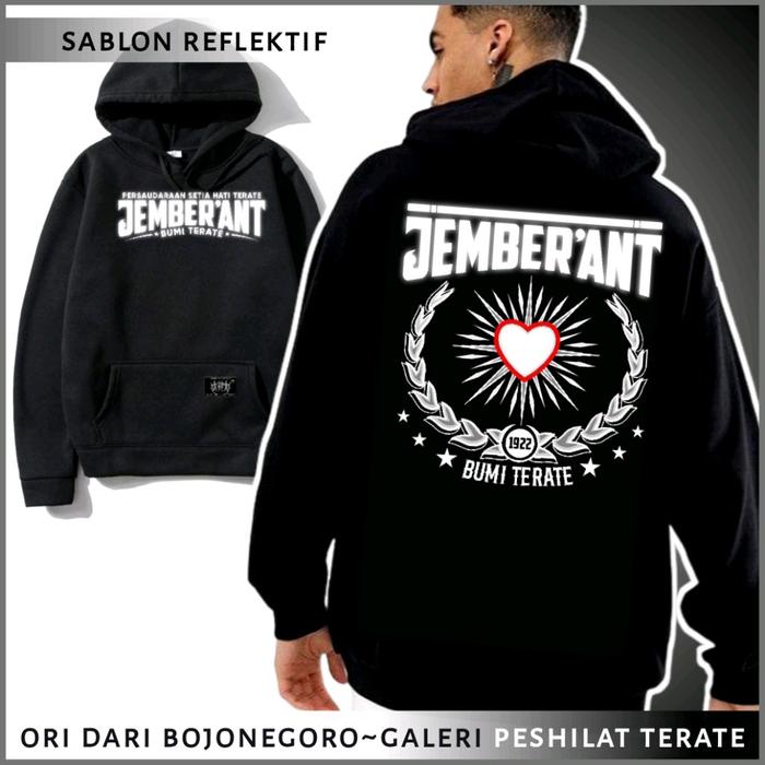 JAKET HODIE PSHT JEMBERANT VIRAL SABLON REFLEKTIF Hoodie Pria Keren Simple Distro Cowok Stiker
