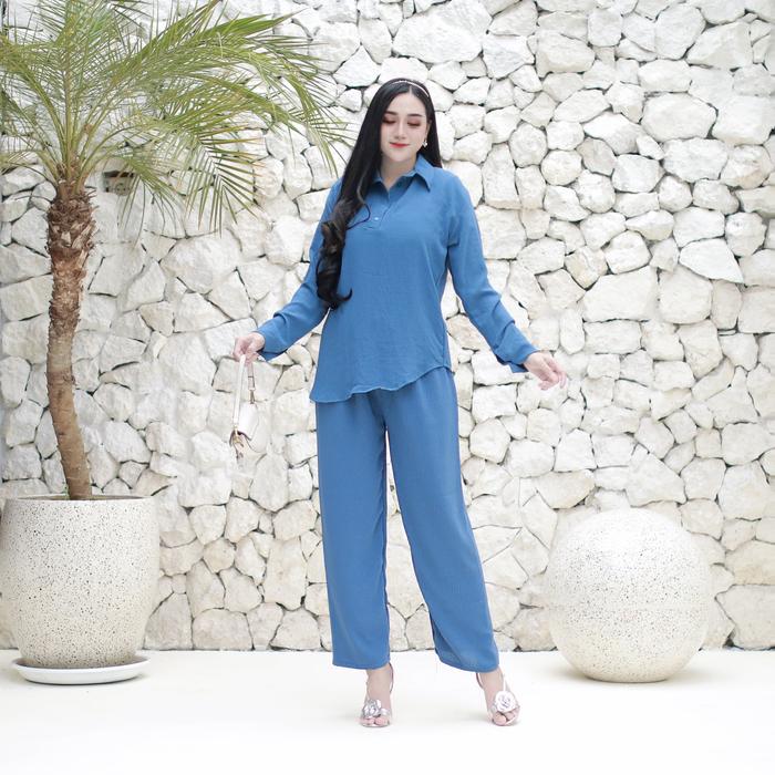 ONE SET CRINCLE AIRFLOW LEONA SET ONE SET LEONA AIRFLOW CRINCLE