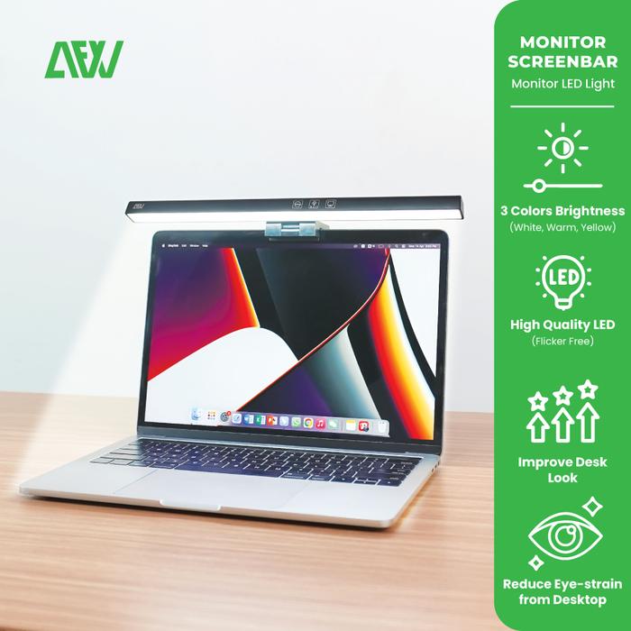 All For Work Lampu Monitor LED Screenbar 5V Lampu Layar LED Monitor Komputer Laptop
