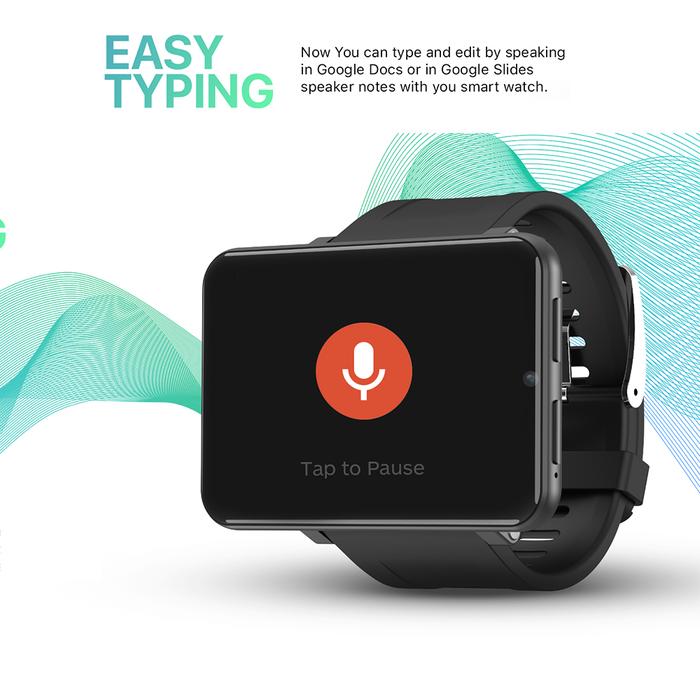 TERMURAH DM100 Smart Watch 4G Phone Call GPS Sports WiFi Smartwatch
