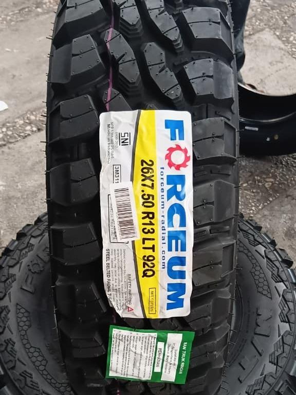 Ban Forceum M/T 08 Plus 26X7.50 R13 6PR Tahun terbaru Suzuki Jimny LJ50  Suzuki Jimny SJ410  Suzuki 