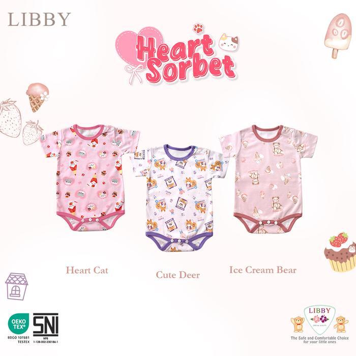 LIBBY Baju Kodok Segitiga Motif Tea Time (1 pcs)