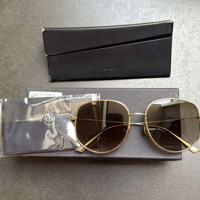 Preloved Sunglasses DiorByDior2 - Gold - Dior Eyewear