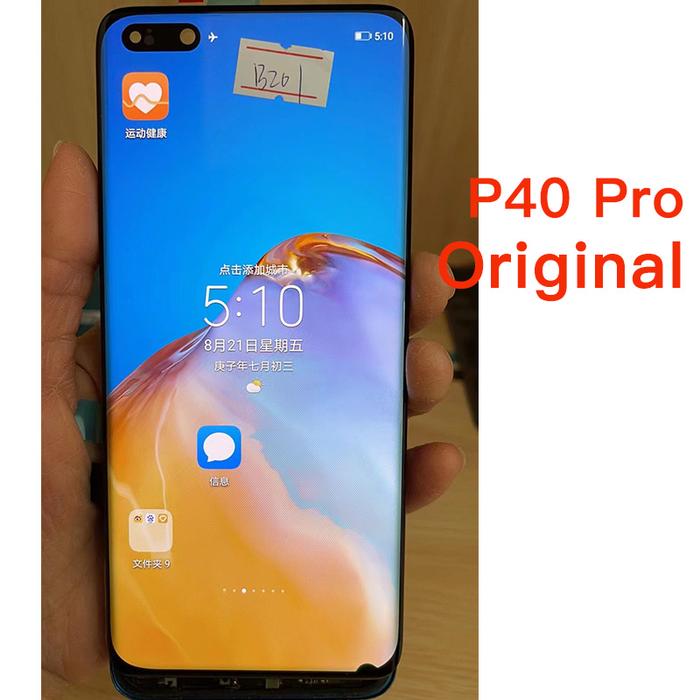 Small Dot Original LCD For Huawei P40 Pro P40Pro ELS-NX9 ELS-N04 LCD