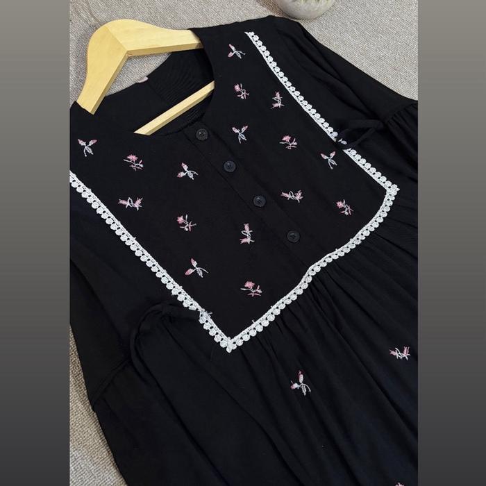 Gamis syifa, Gamis bahan rayon twill