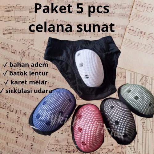CELANA SUNAT 5 pcs , CELAN BATOK, CELANA KHITAN ANAK, CELANA SUNAT ANAK, CELANA SEMPAK, Sempak batok