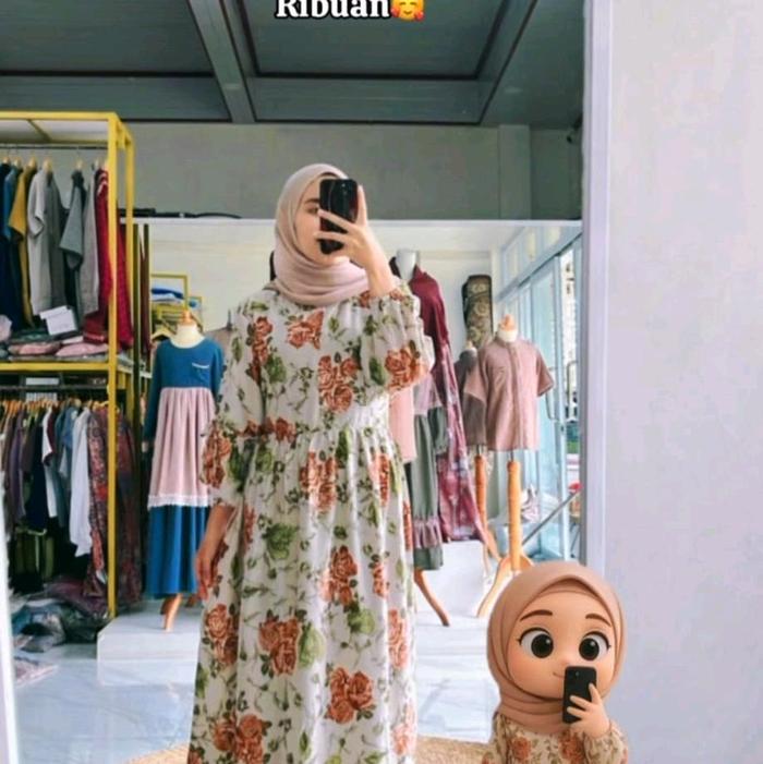 GAMIS 100RIBUAN ADEM BAHAN RAYON PREMIUM