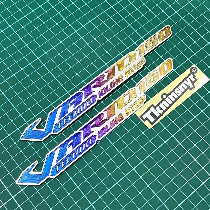 Emblem Titanium Vario 125/150 Sepasang Idling Stop Vietnam OSEAN