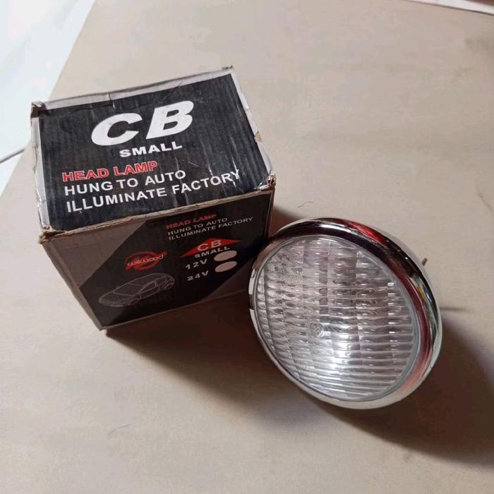 REFLEKTOR LAMPU DEPAN CB100 BLACK CROME