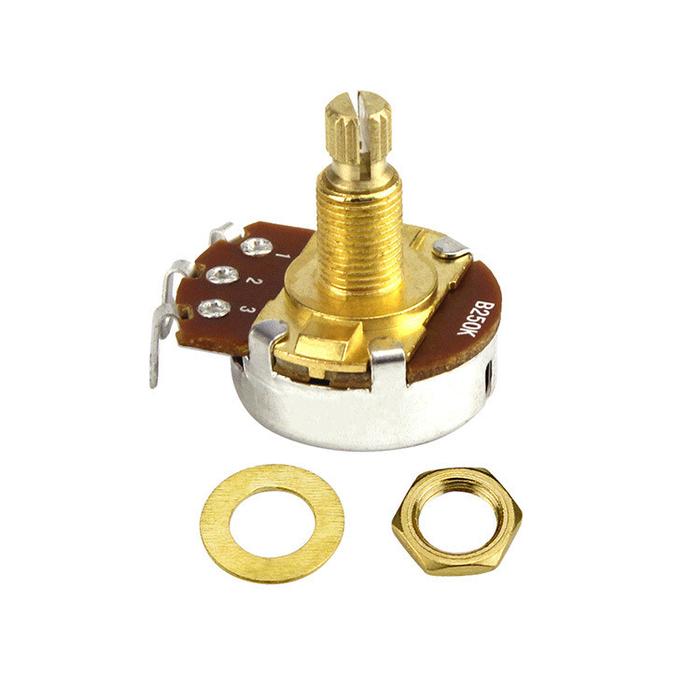 Potensio Gitar A500k B500k A250k B250k Bass 250k 500k Potensio Volume & Tone Bahan Gold Kuningan