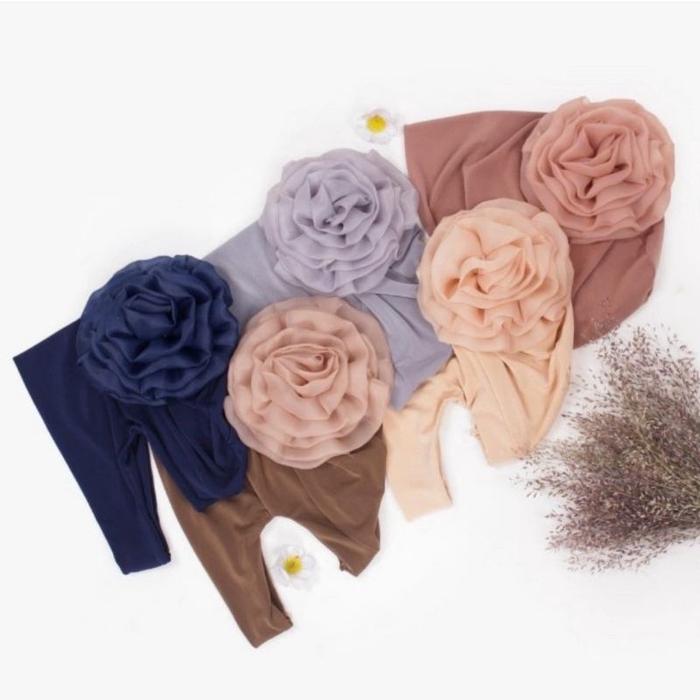 terlaris ciput anti budeg turki spandeks antem marsha cepol inner bunga brukat organza free mika pet