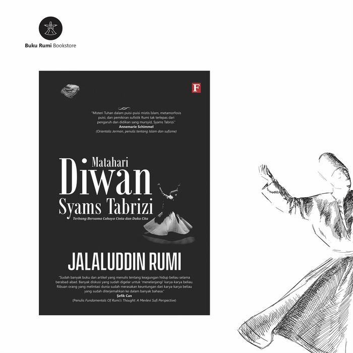 Buku MATAHARI DIWAN SYAMS TABRIZI - Jalauddin Rumi
