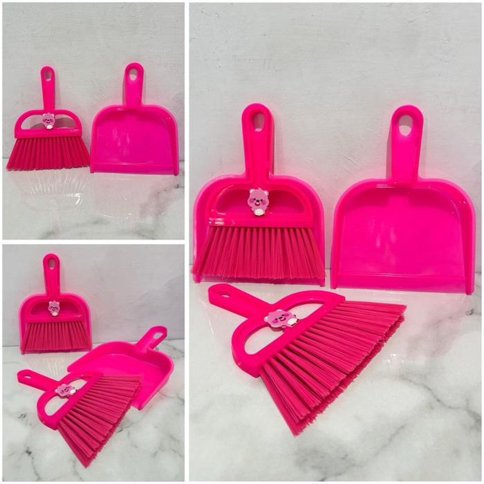 Sapu Plastik Sapu Set Sapu Mini Sapu Kecil Sapu Mobil Karakter LOOPY