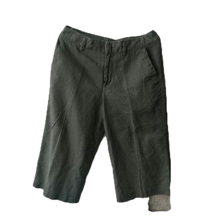 Short pants GAP Khaki Original Celana Pria Pendek Casual Basic Panjang Kancing Hitam Chino Dark Fit 