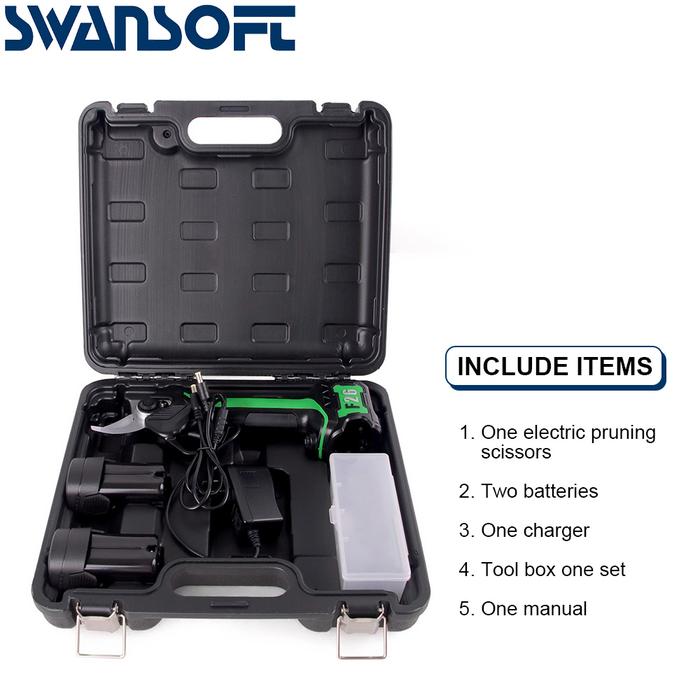 SWANSOFT pruning shears electric cordless pruning shears pruning