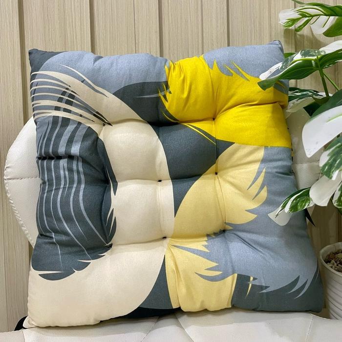 (SATUAN)Bantal kursi bantal duduk isi dakron silikon Kain poly Katun dispers - BAMTAL DUDUK A2