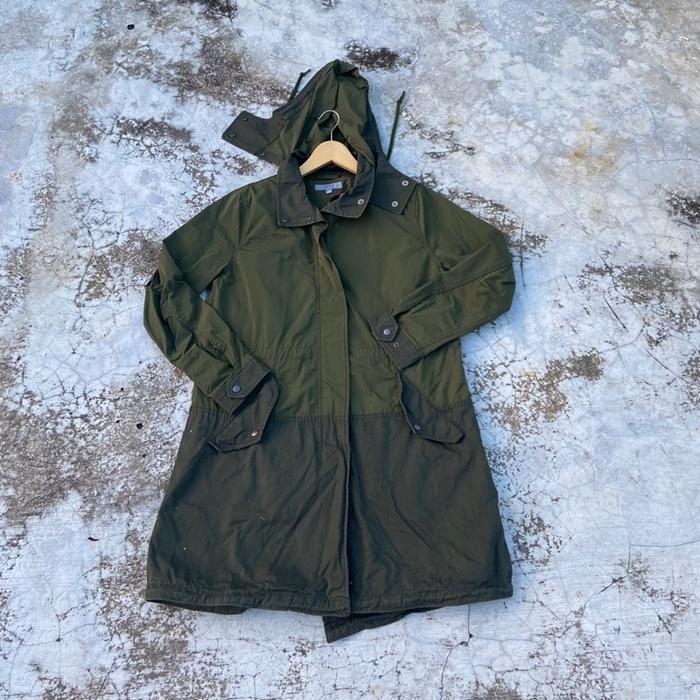 Jacket Parka Uniqlo For Women Original Army Color - size S