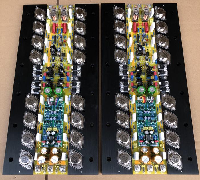 New 1pair of MJ15025, MJ15024 high-power fully balanced Class A power amplifier board 150W