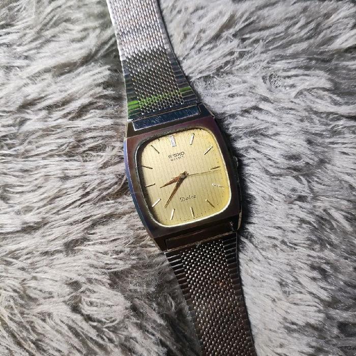 Seiko Dolce Tank Gold Nsag Vintage Dresswatch