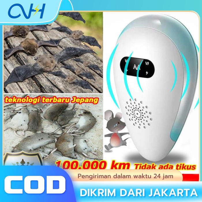 ⭐Tidak pernah ada tikus⭐Pengusir Tikus Ultrasonic pengusir tikus pengusir tikus paling ampuh alat pe