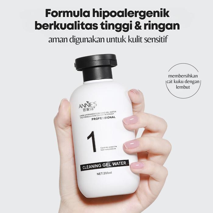 200Ml Annies Cleanser/Cairan Aceton Pembersih Sisa Residu/Nail Gel Polish Remover Cairan Pembersih C