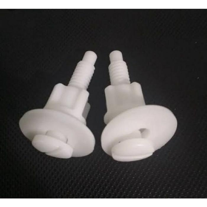 Baut tutup kloset toto cw 420.cw421.cw660 /baut cover buat toto tc505s /baut kloset universal