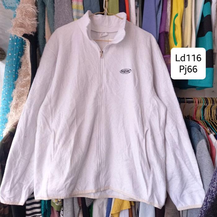 ACOVER JAKET PUTIH BERSAKU MERC