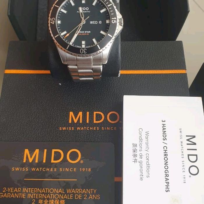 Mido Ocean Star Black Dial Caliber 80