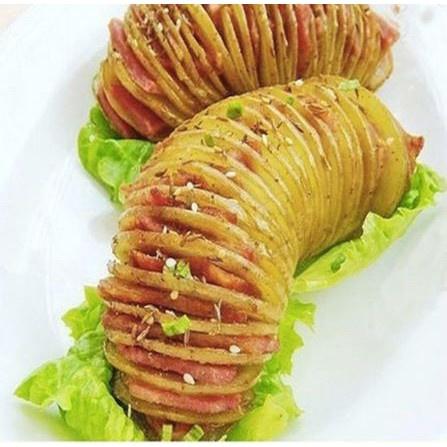 WM Spiral Potato Slicer Chips Pemotong Kentang Spiral Alat Pembuat Keripik Kentang Serutan Parutan S
