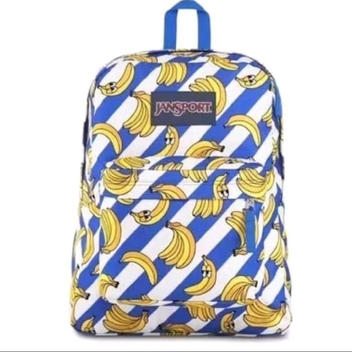 tas ransel tas jasport motip banana tas sekolah