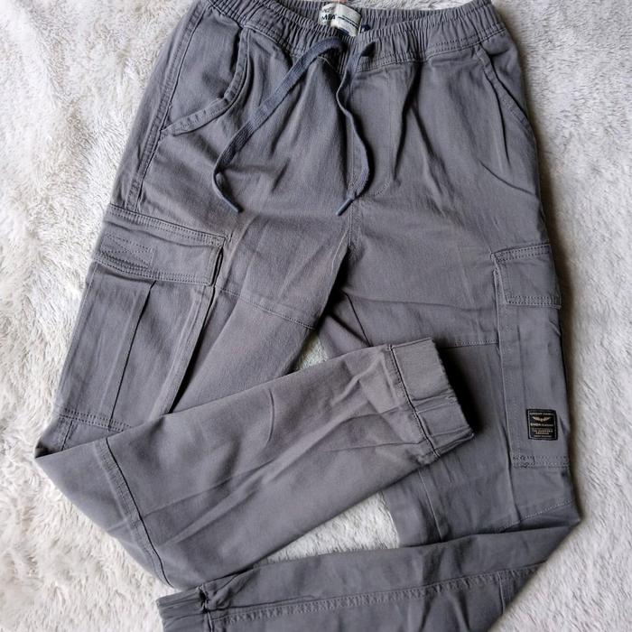 Emba celana cargo panjang unisex