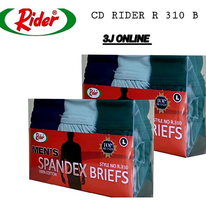 Rider CD Rider R 310 B Men's Spandex Briefs Style No R 310 100% Cotton Top Quality