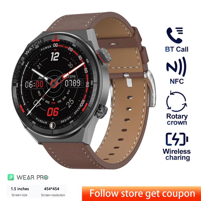 DT3 Mate Smart Watch For Men Women 1.5 Inch HD Screen NFC Smartwatch