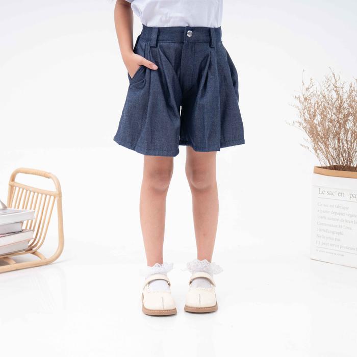 Celana Hot Pants Anak Perempuan Nudie Jeans Premium | Celana Pendek Skort Anak Kekinian High Waist F