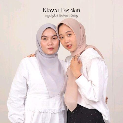 KIOWO | Basic scarf Premium | Warna Pastel | Jilbab Segiempat Polly Cotton