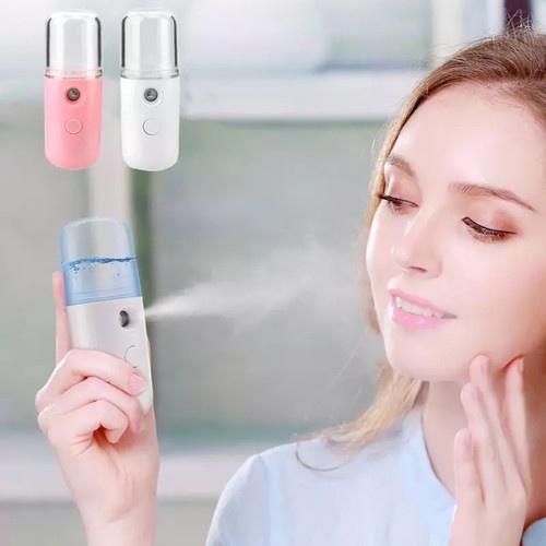 Mini Nano Spray Face Mist Wajah Portable Gun Disinfektan Semprotan Otomatis USB