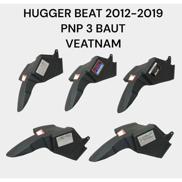 PROMO!!!! HUGGER BEAT 2013-2019 ESP FI SPAKBOR KOLONG BEAT PLUS EMBLEM ALUMINIUM