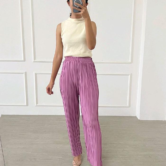 Keyra Pleated Pants / Kulot Plisket / Celana Pensil Plisket BB / Pleated Pencil Pants