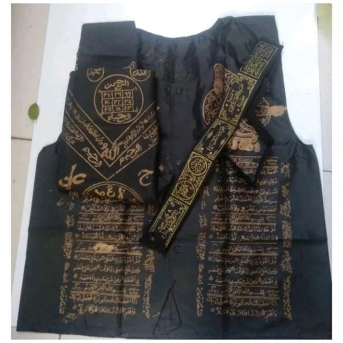 Paket rompi rajah sabuk dan slayer siap pakai ampuh