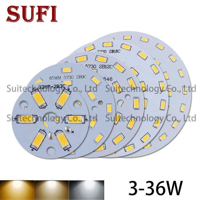 Brightness SMD5730 Light Board 3W 5W 7W 9W 12W 15W 18W 24W 30W 36W