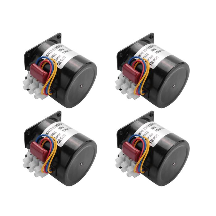 4X 220V AC Synchronous Gear Motor 60KTYZ 60-KTYZ Permanent Magnet