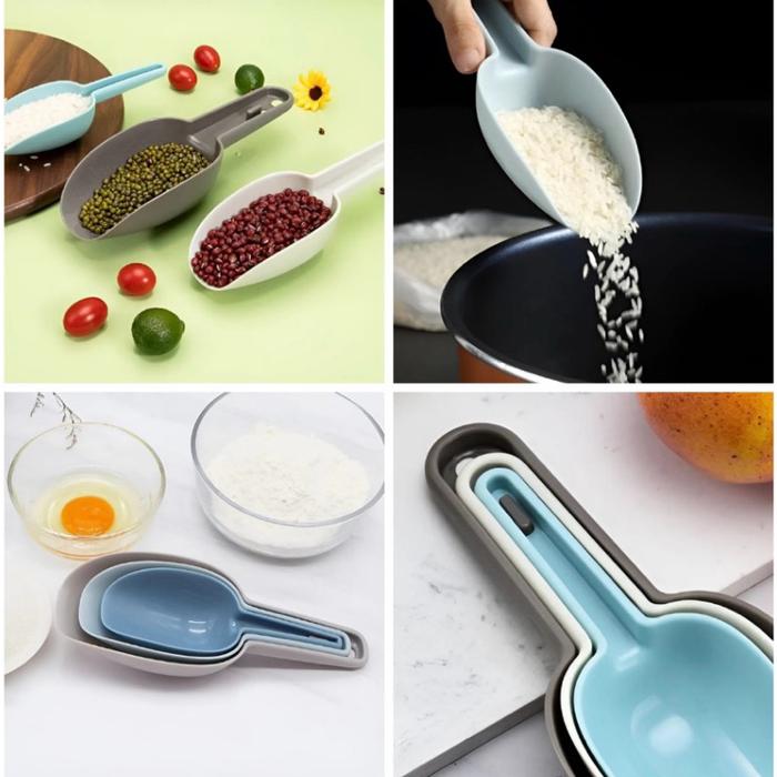 Sekop Scoop,Serokan Beras,Gula,Terigu Es Batu,Snack Plastik Set