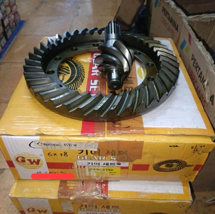 Gear Set / Gigi Gardan / Cron Wheal Mitsubishi PS Canter 125 HD Rasio 6 X 38 Merk GW MK 612792