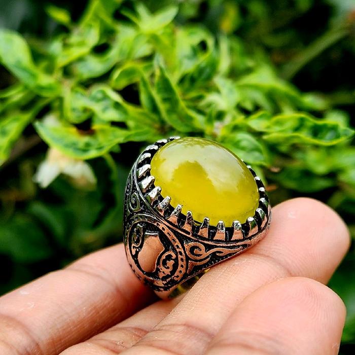 cincin akik indokres batu aceh pucuk pisang