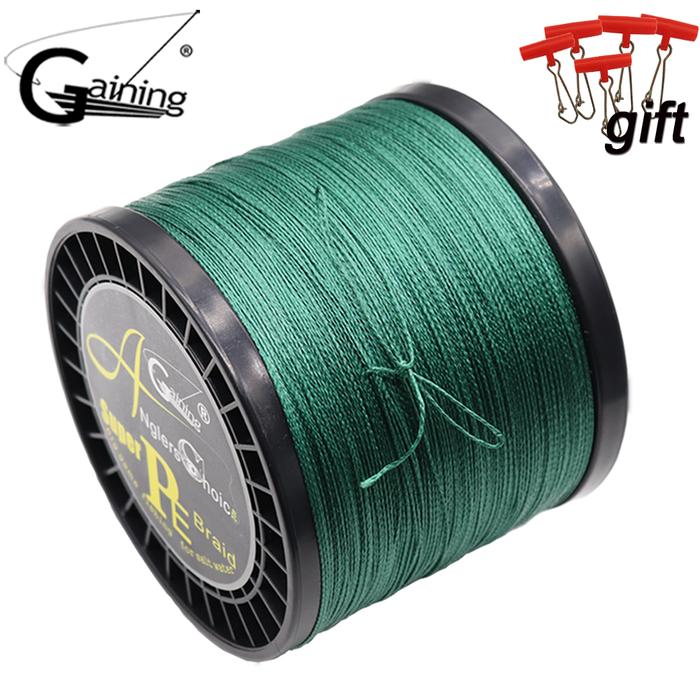 4 Strands 1500M PE Braided Fishing Line 6LB 8LB 9LB 11LB 17LB 24LB