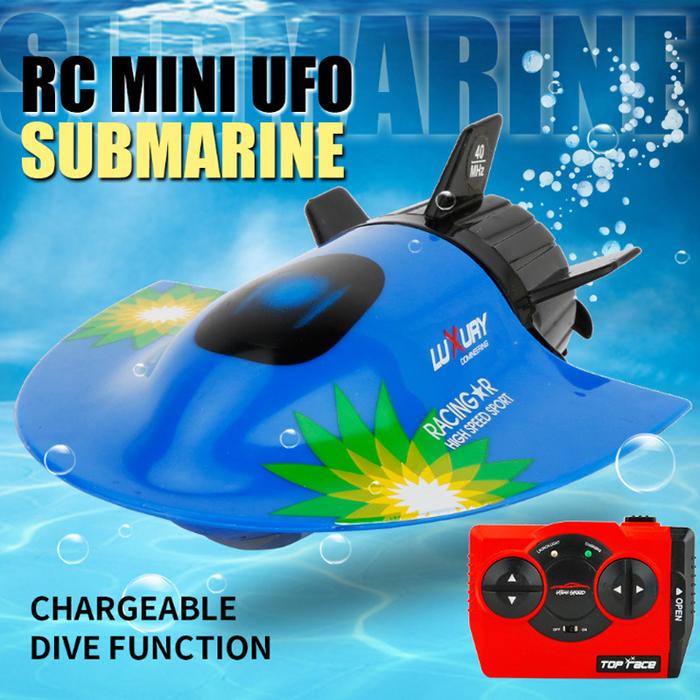 Perahu Mini RC mainan elektrik musim panas, perahu cepat kompetitif,