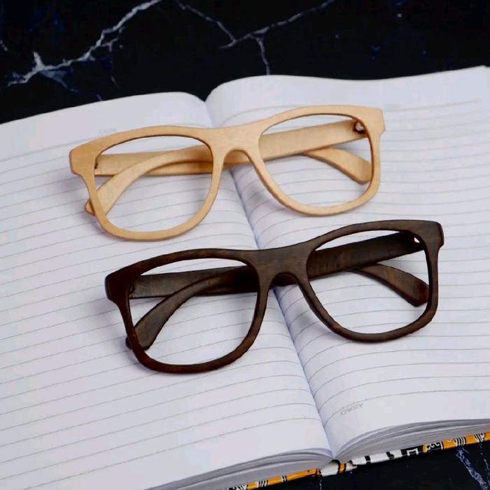 SANDEL KANAWA VENEER | KACAMATA KAYU LENTUR | KACAMATA ANTIRADIASI | KACAMATA FASHION | KACAMATA UNI