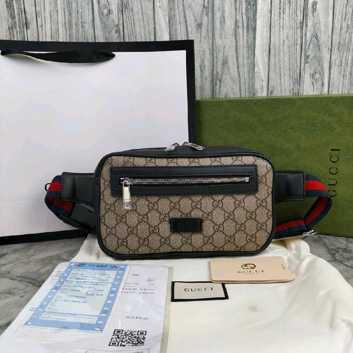 TAS SLEMPANG/SLING BAG PRIA VIP GC'1233 BRANDED LEATHER MIROR