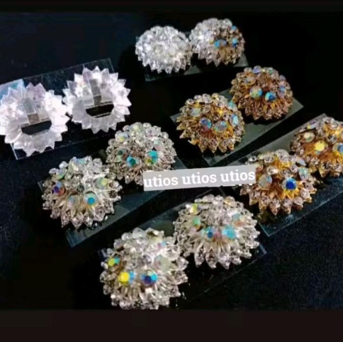 GIWANG PENGANTIN BESAR SEPASANG READY GOLD DAN SILVER
